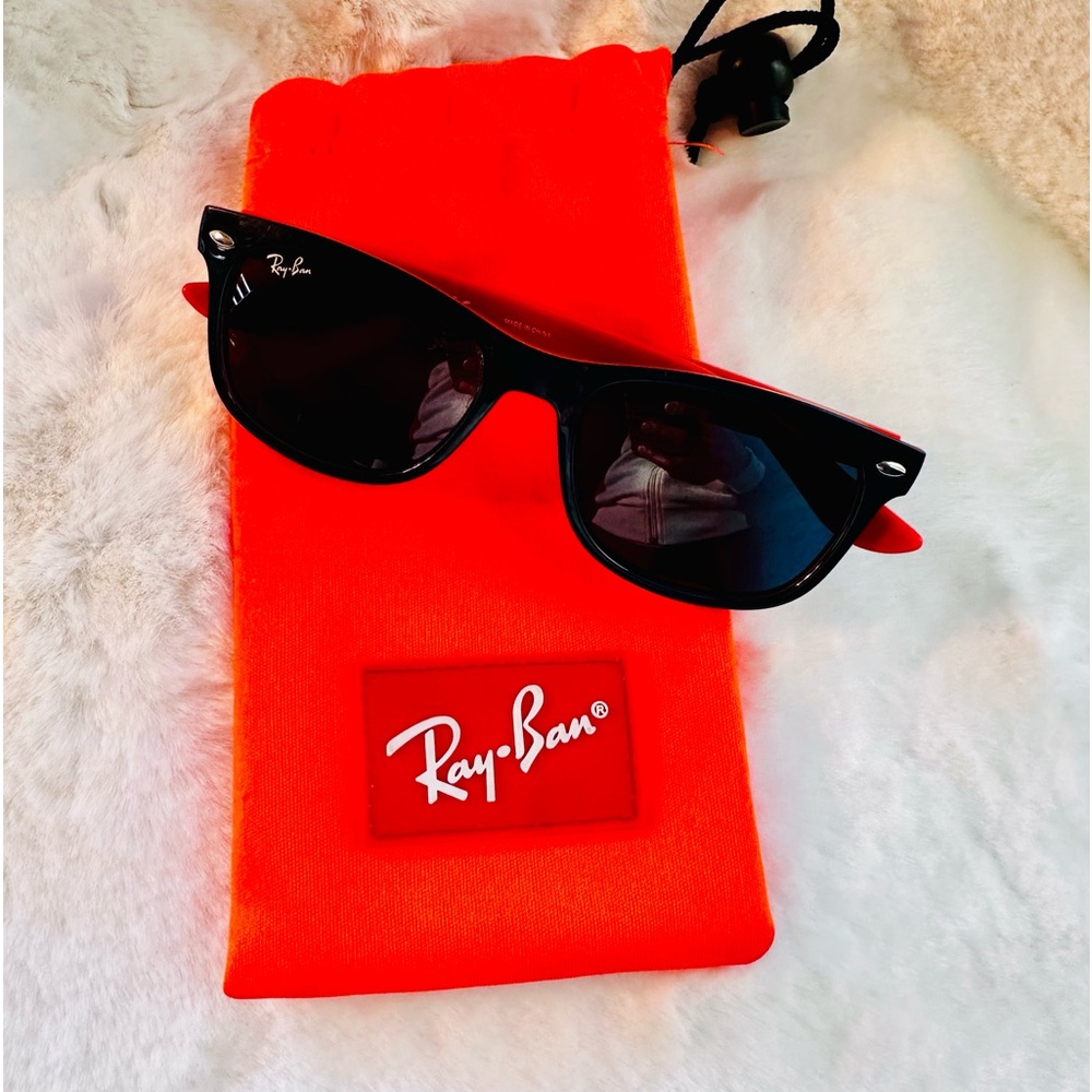 Ray-ban Wayfarer Kids RJ 9052S 178/80 Blue on Orange Sunglasses